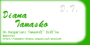 diana tamasko business card